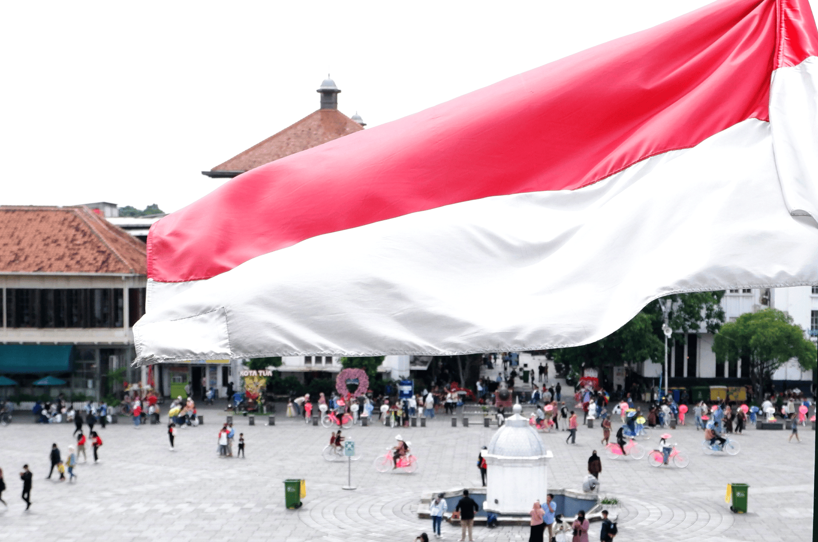 Indonesia flag victoria tour bd